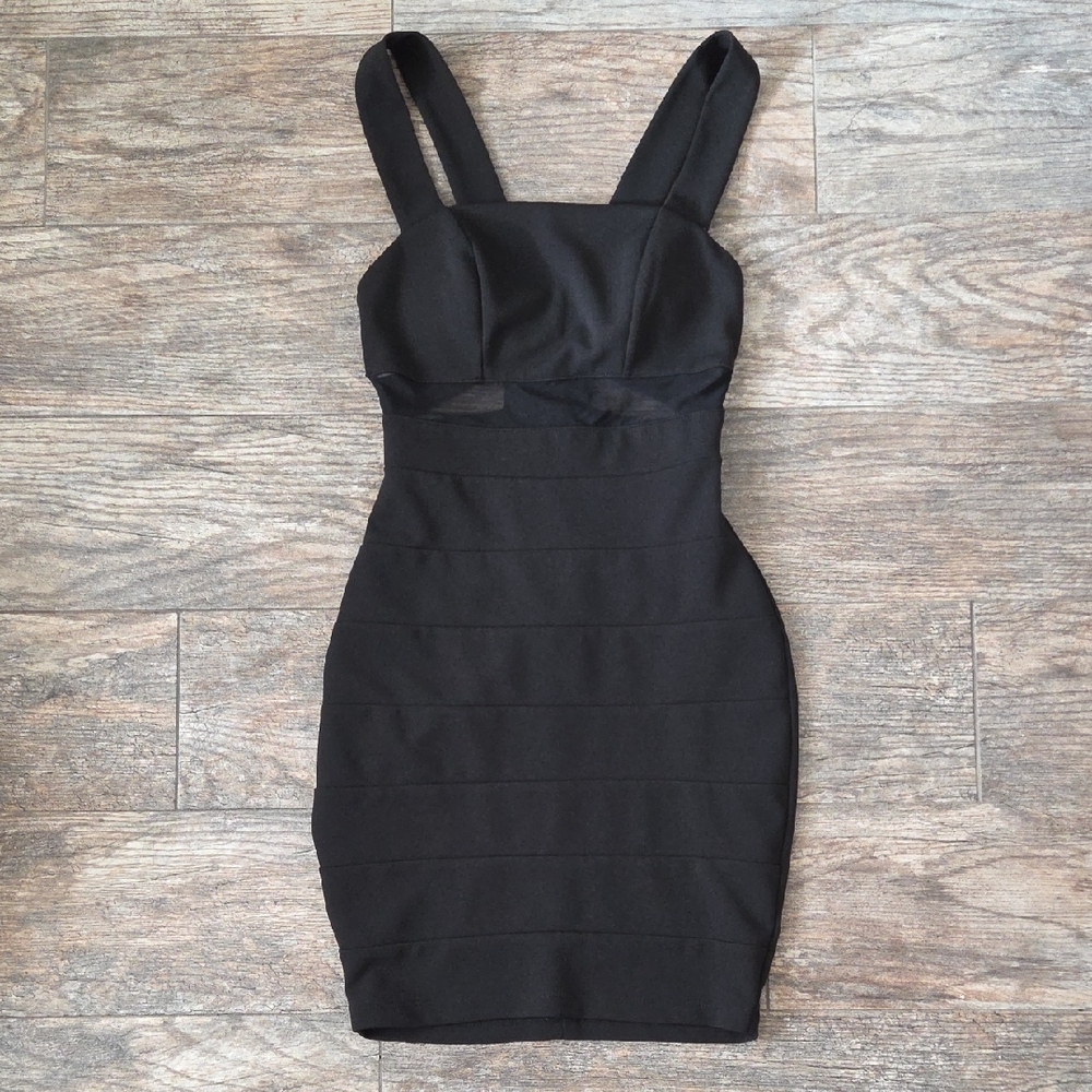 Emerald Sundae Black Mini Dress